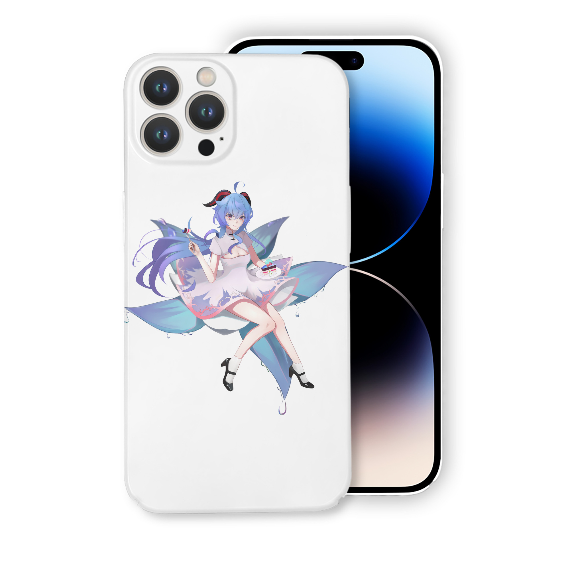 げんし神 甘雨 かんう genshin Ganyu 【iPhone 14シリーズ対応】ハードケース